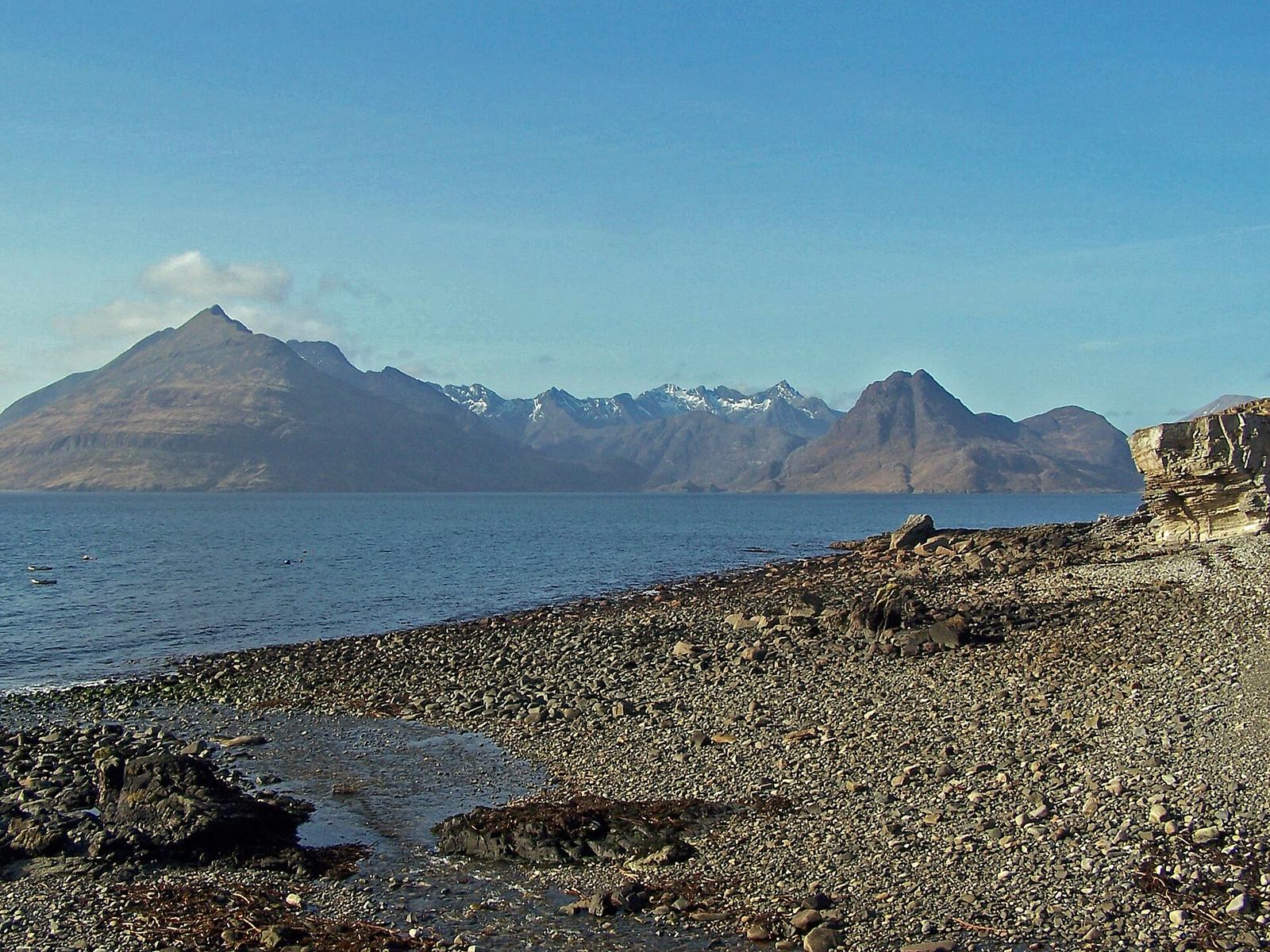Elgol harbour & the Coruisk boat